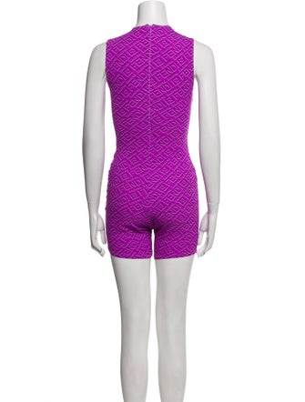 Fendi x Skims Nylon Printed Romper