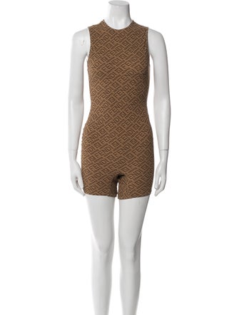 Fendi x Skims Crew Neck Romper