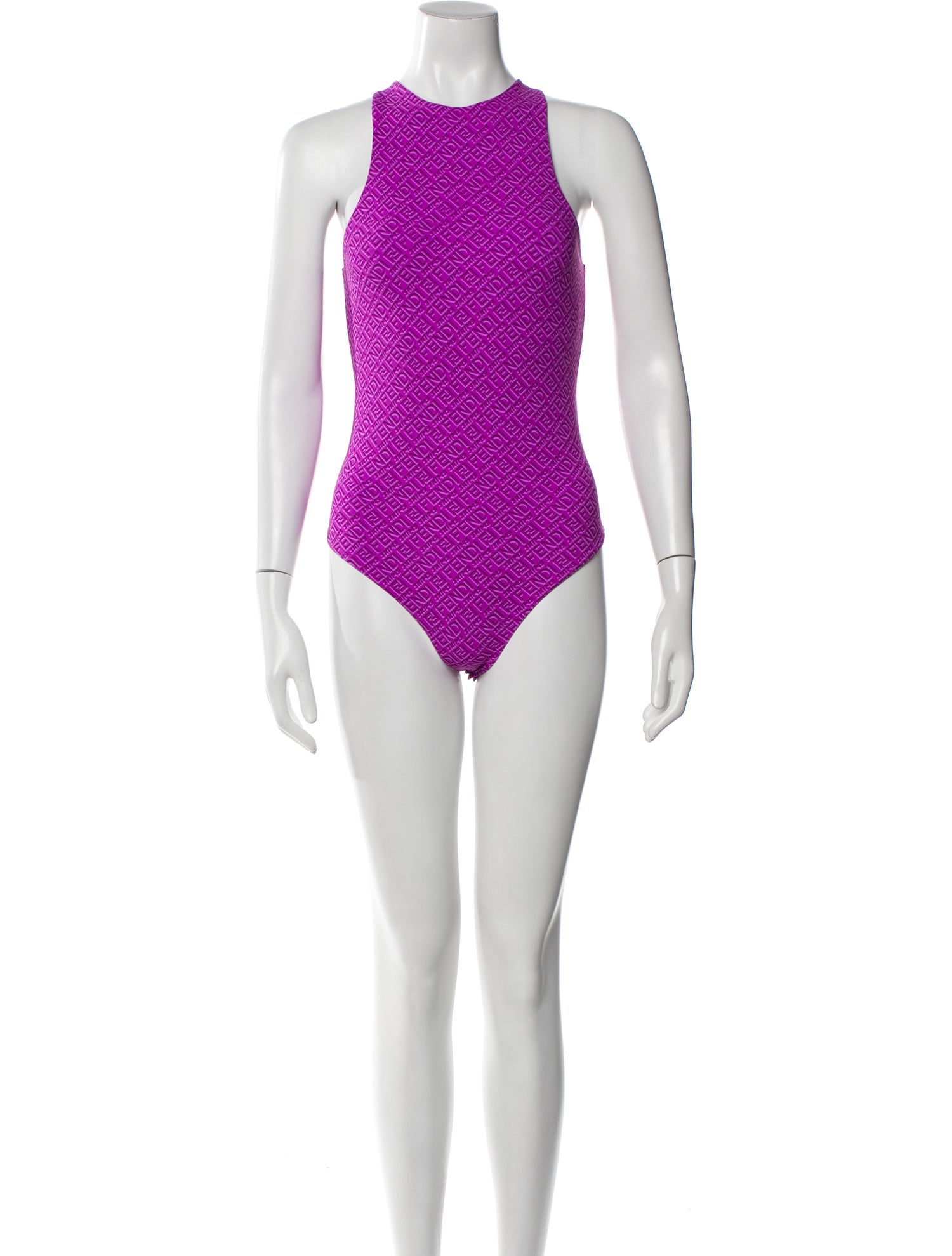 Fendi x Skims Printed Crew Neck Bodysuit w/ Tags