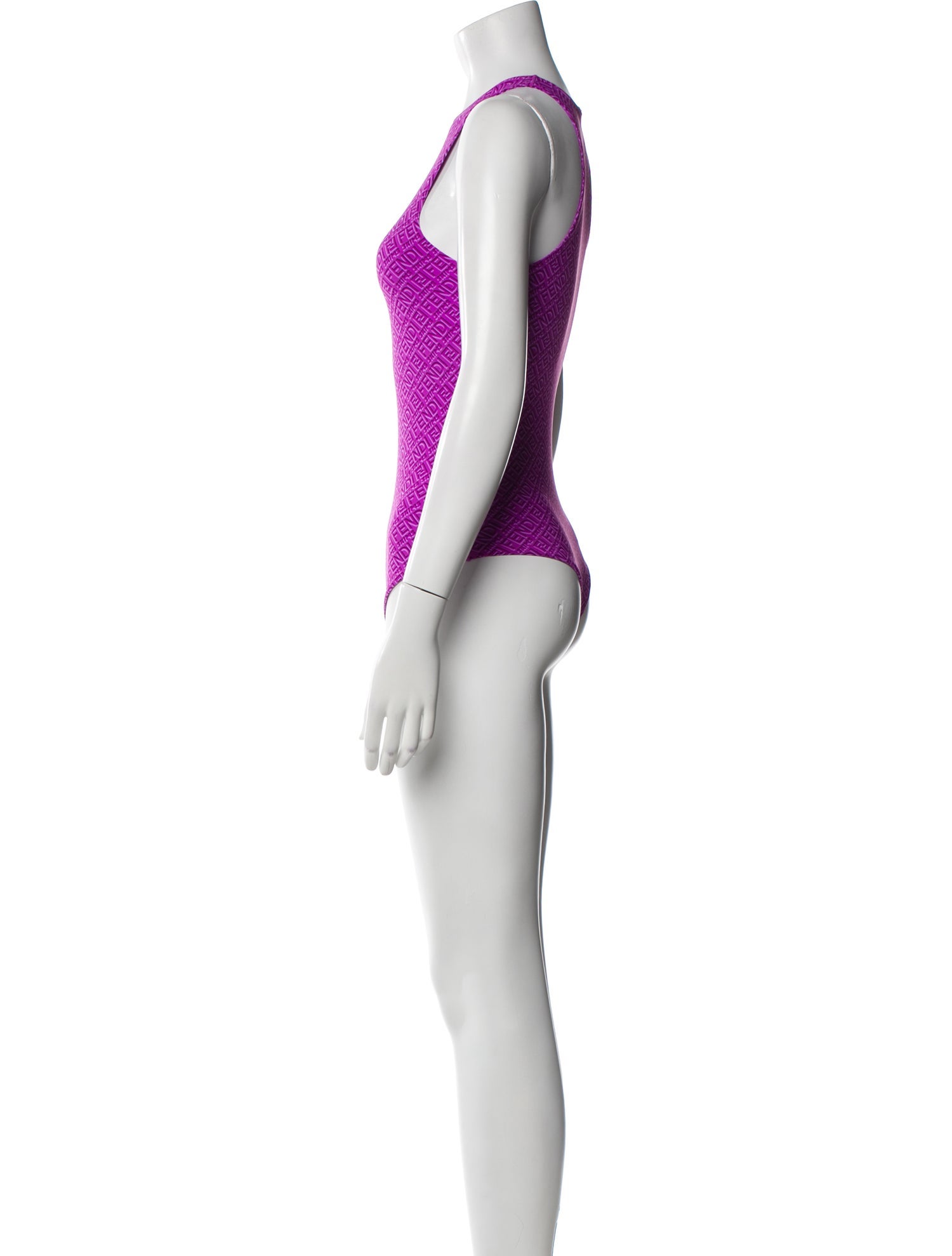 Fendi x Skims Printed Crew Neck Bodysuit w/ Tags