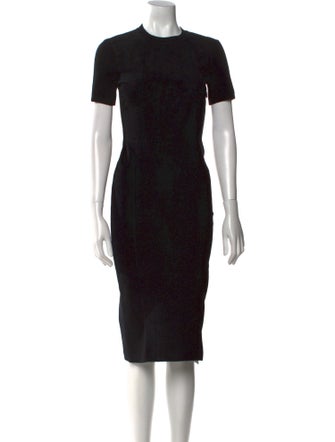 Fendi x Skims Floral Print Midi Length Dress