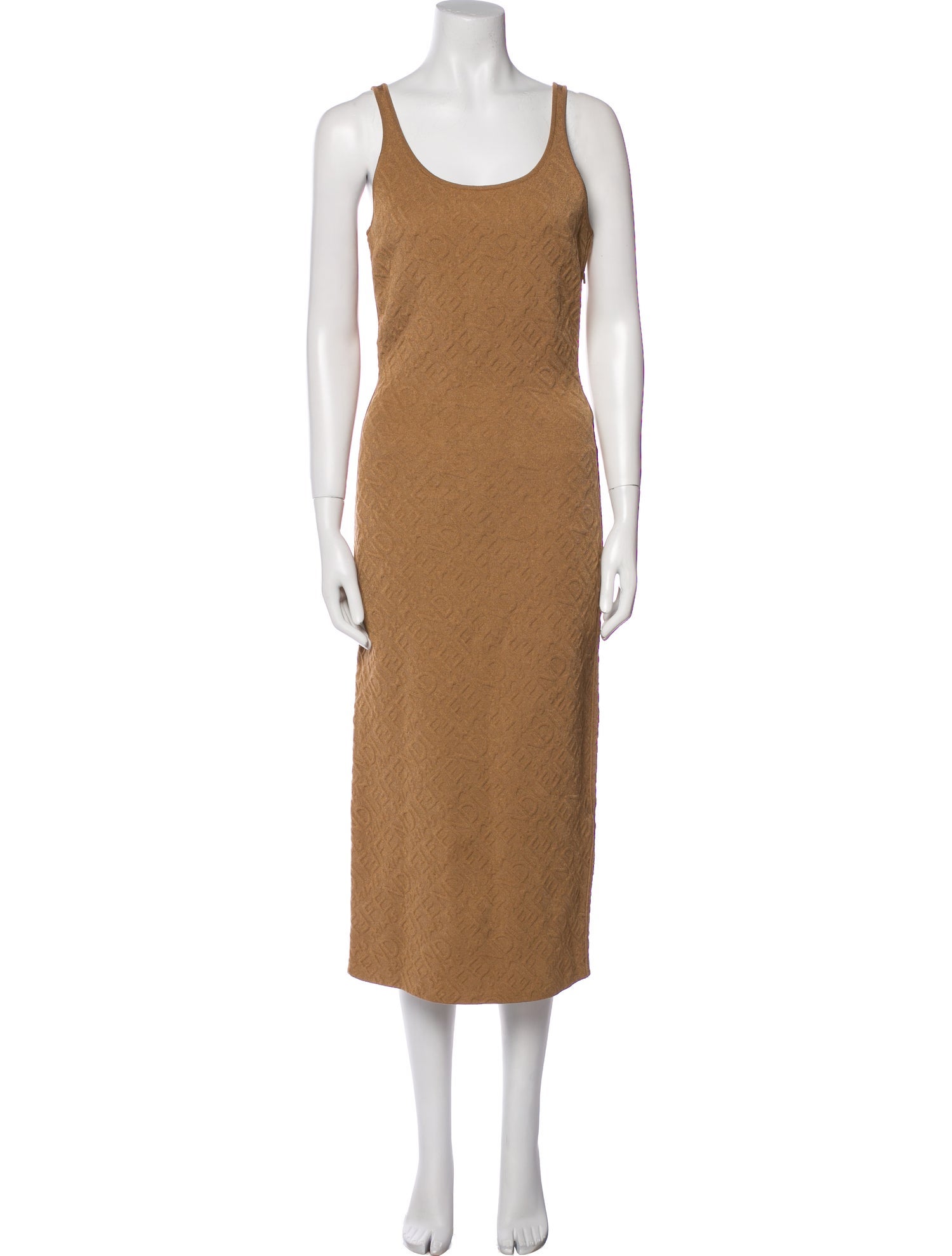 Fendi x Skims Scoop Neck Long Dress