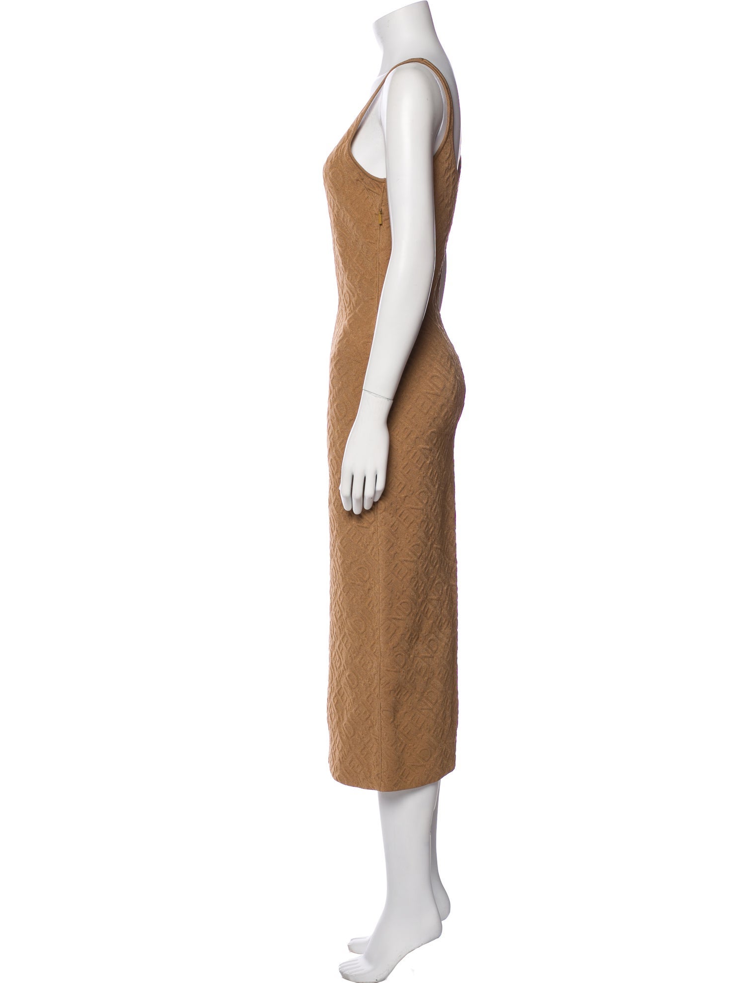 Fendi x Skims Scoop Neck Long Dress