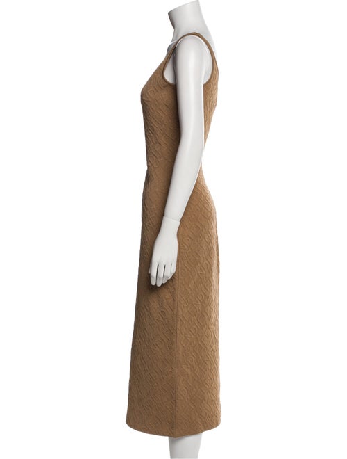 Fendi x Skims Scoop Neck Midi Length Dress