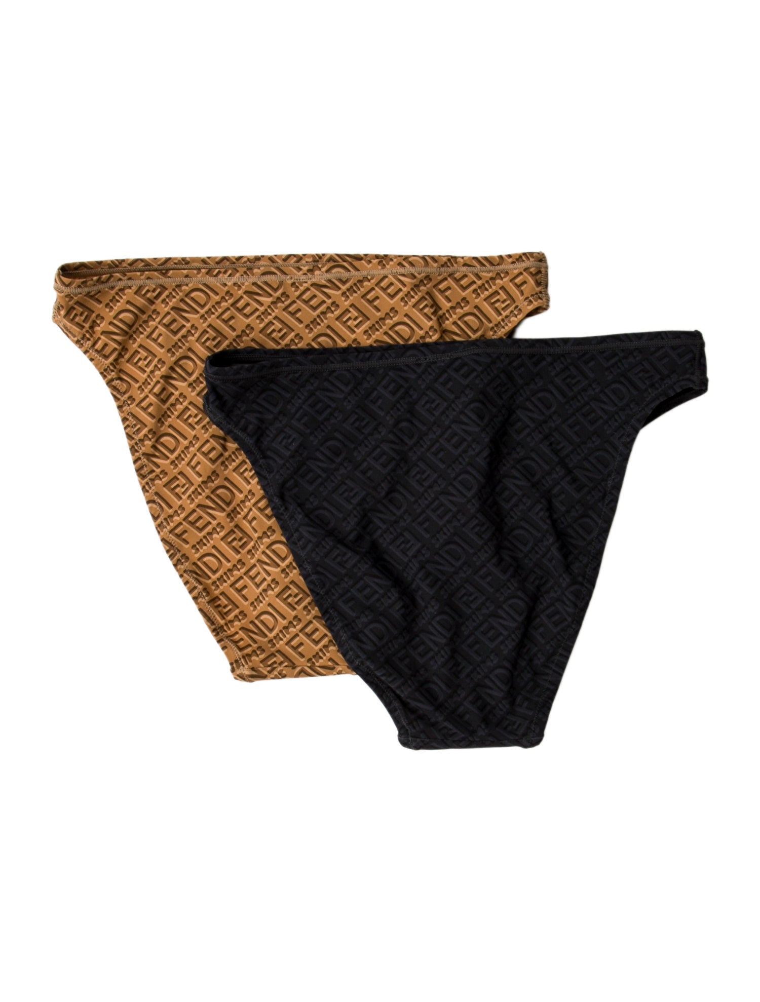 Fendi x Skims High Leg Bikini 2 Pack Printed Bottoms