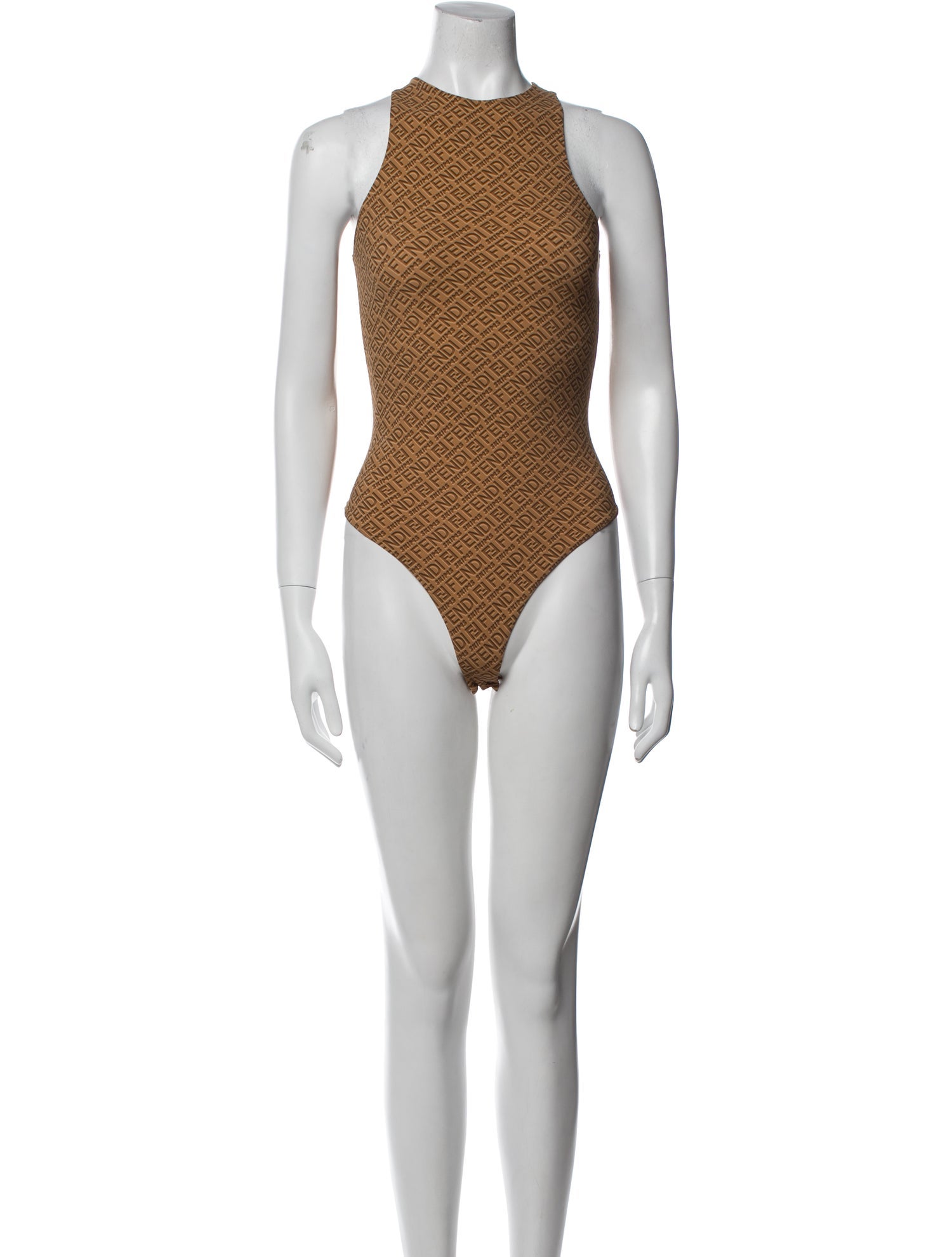 Fendi x Skims Crew Neck Sleeveless Bodysuit