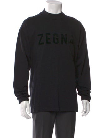 Fear of God x Ermenegildo Zegna Graphic Print Crew Neck T-Shirt