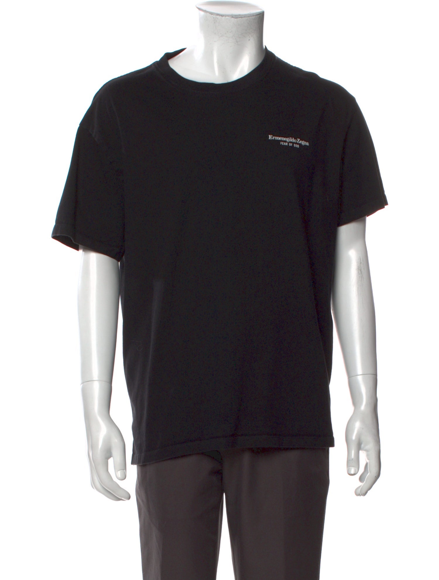 Fear of God x Ermenegildo Zegna Graphic Print Crew Neck T-Shirt