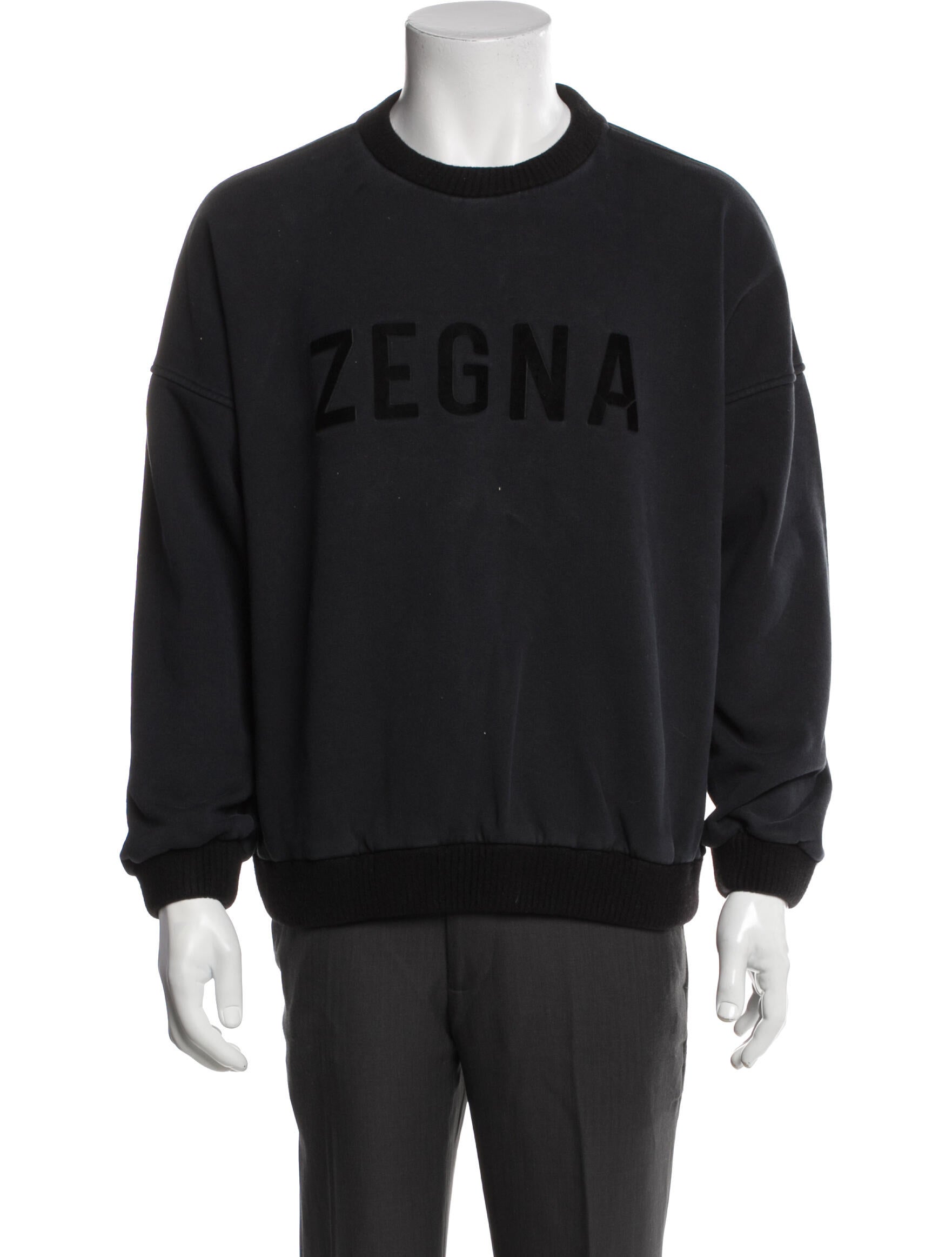 Fear of God x Ermenegildo Zegna Graphic Print Crew Neck Sweatshirt