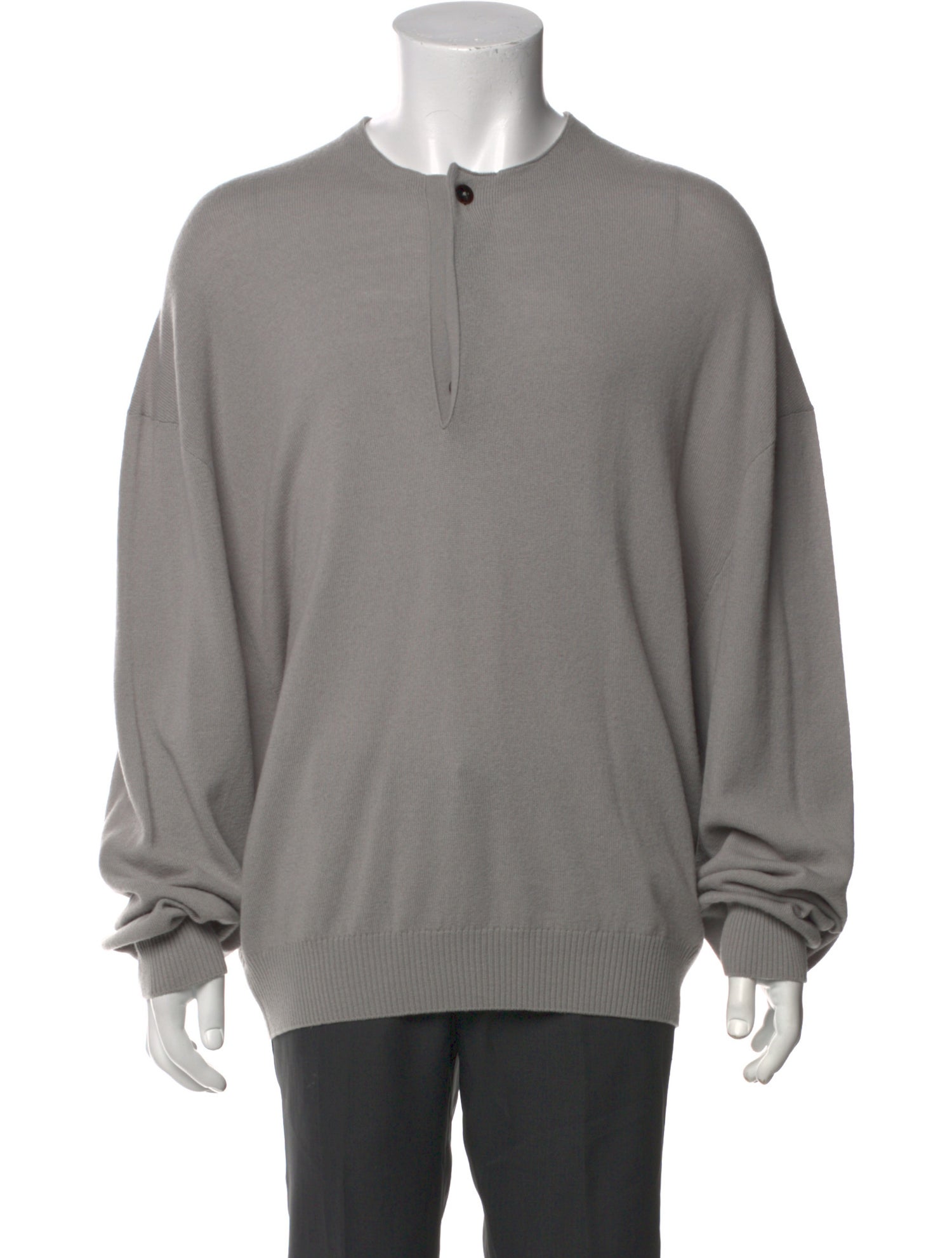Fear of God× Ermenegildo Zegna ニット FEAR OF GOD x Ermenegildo Zegna Wool Knit Henley Sweater