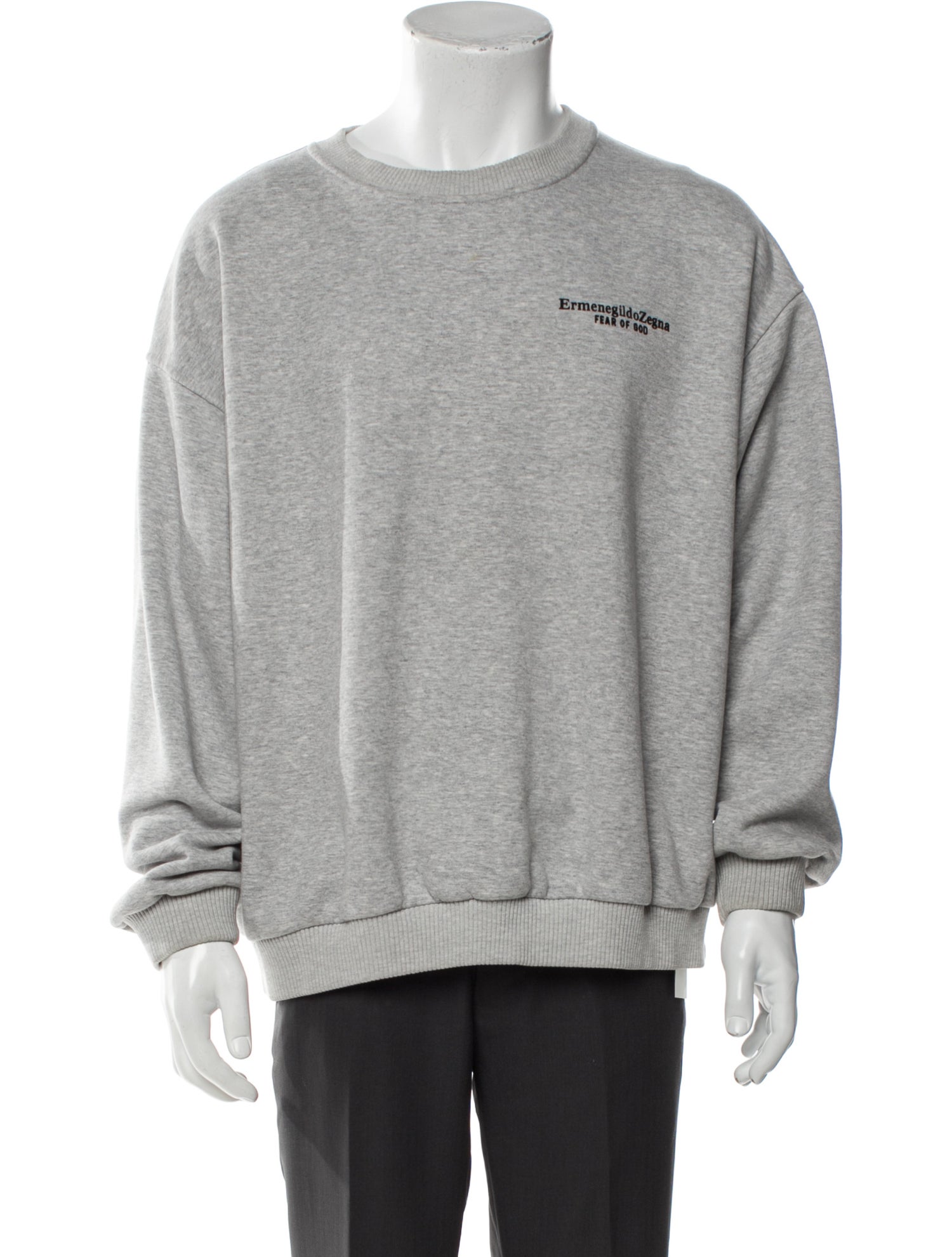 Fear of God x Ermenegildo Zegna Graphic Print Crew Neck Pullover