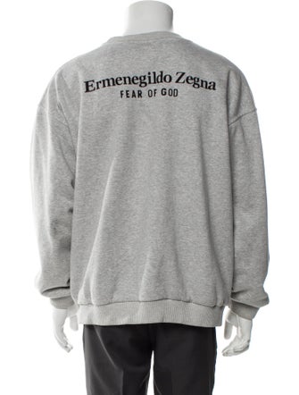 Fear of God x Ermenegildo Zegna Graphic Print Crew Neck Pullover