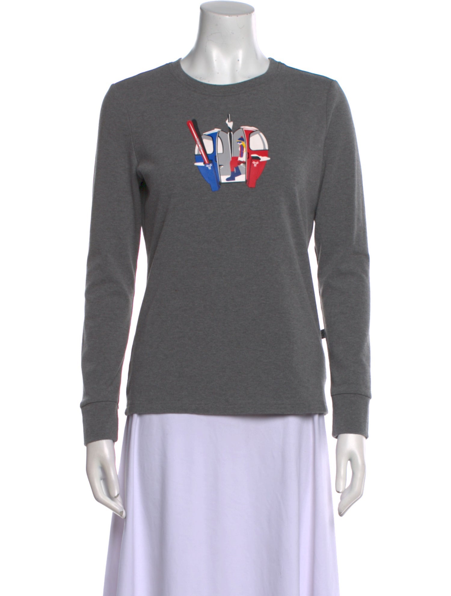 Fera Graphic Print Crew Neck Sweatshirt