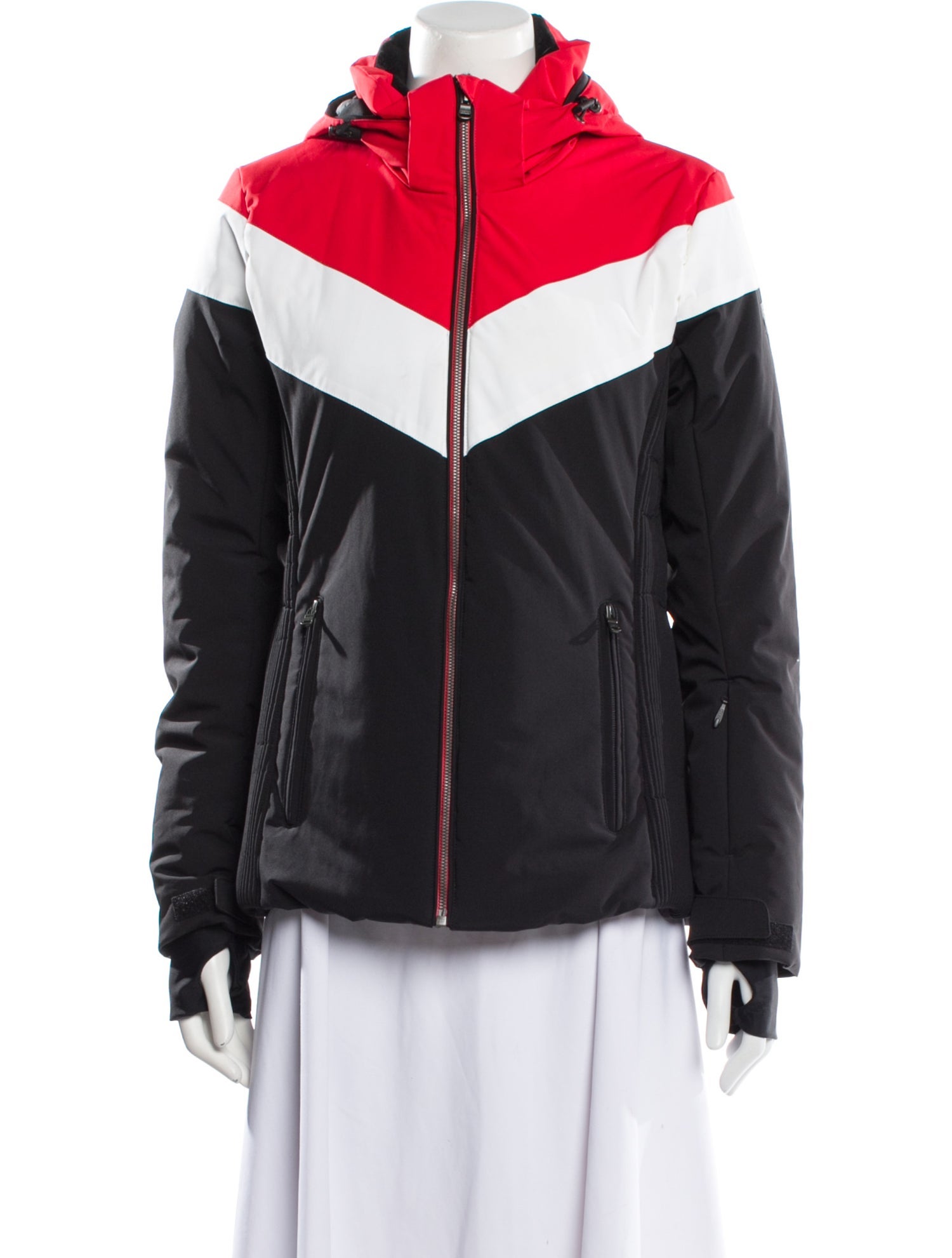 Fera Colorblock Pattern Coat