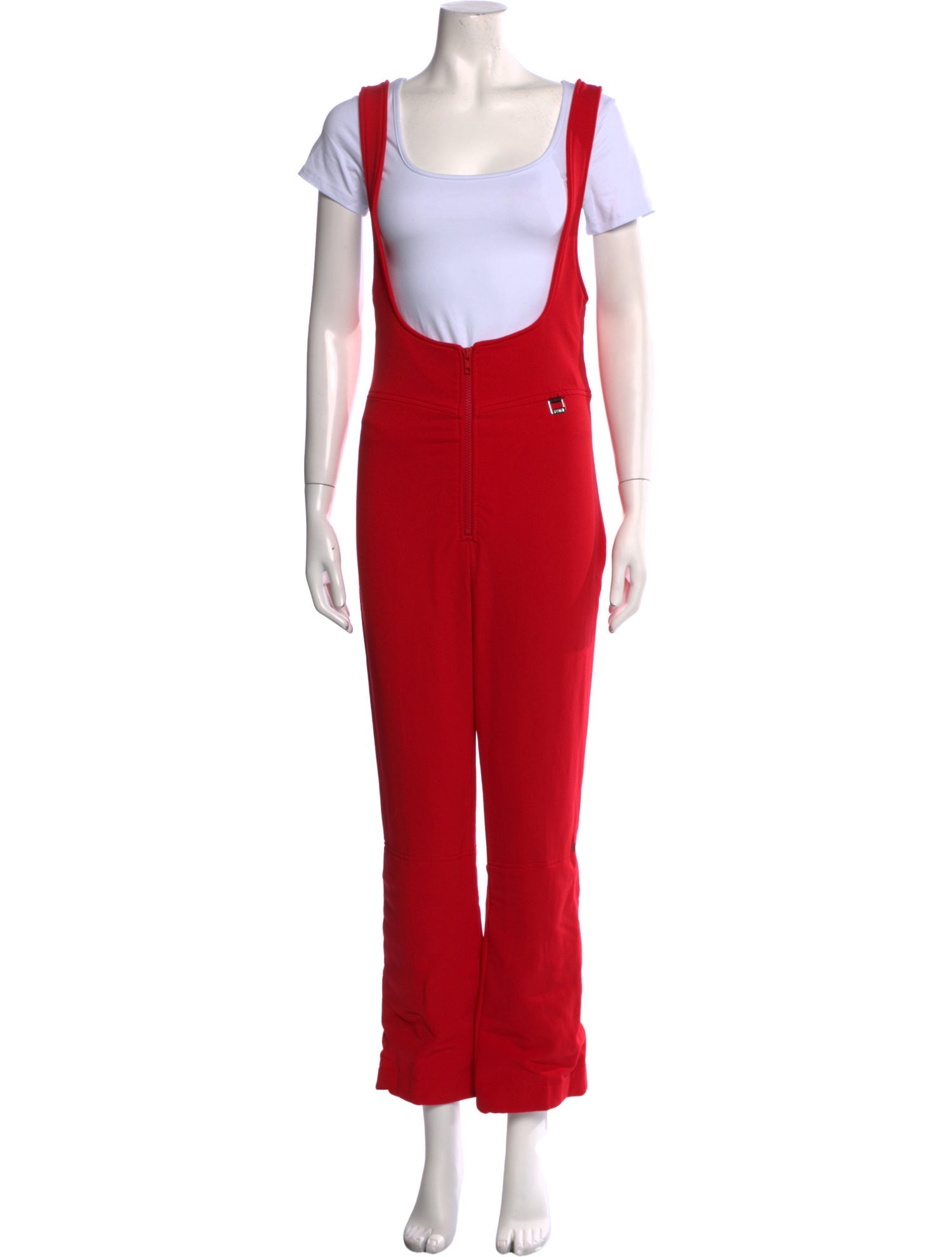 Fera Virgin Wool Square Neckline Jumpsuit