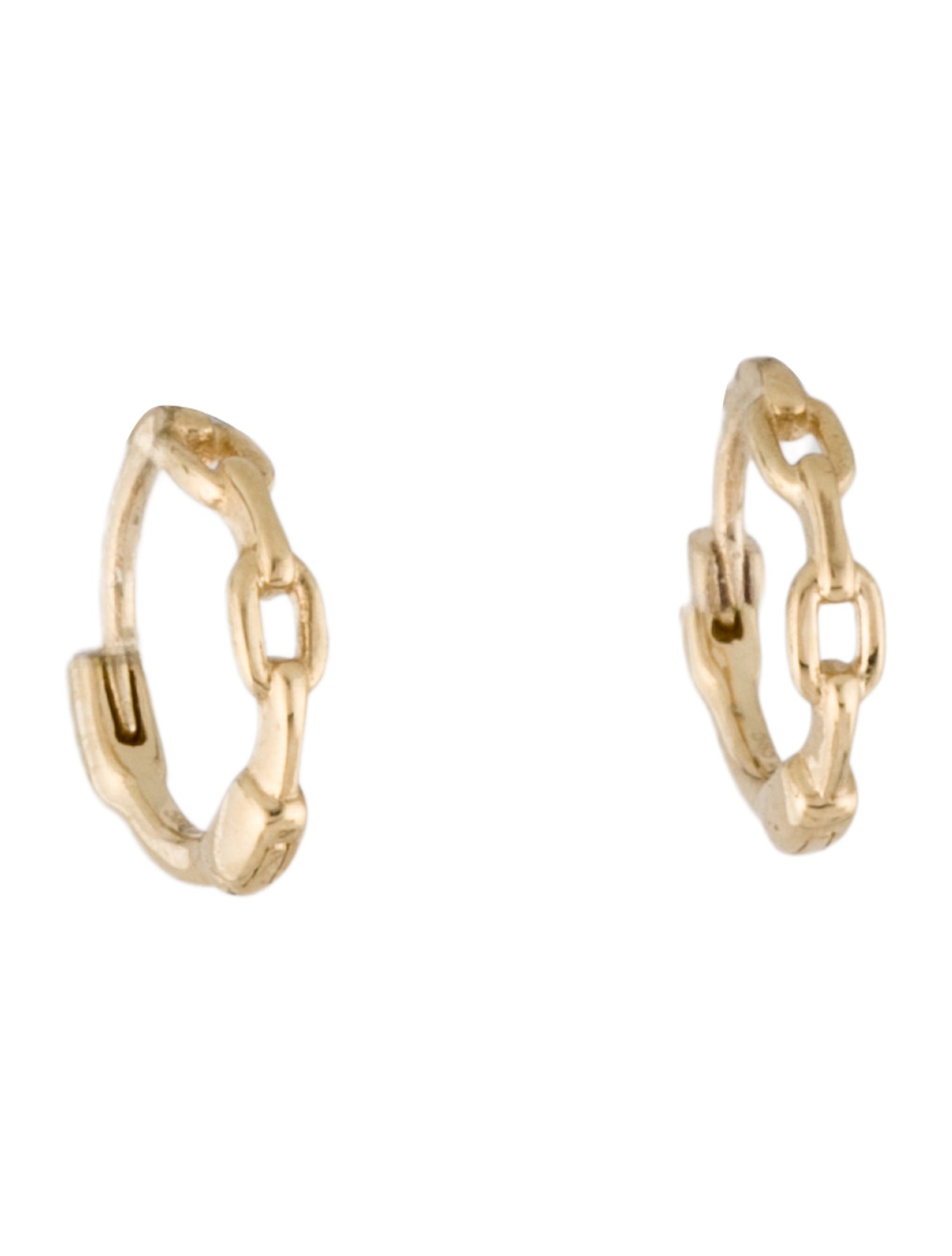 Adornmonde 14K Huggie Hoop Earrings