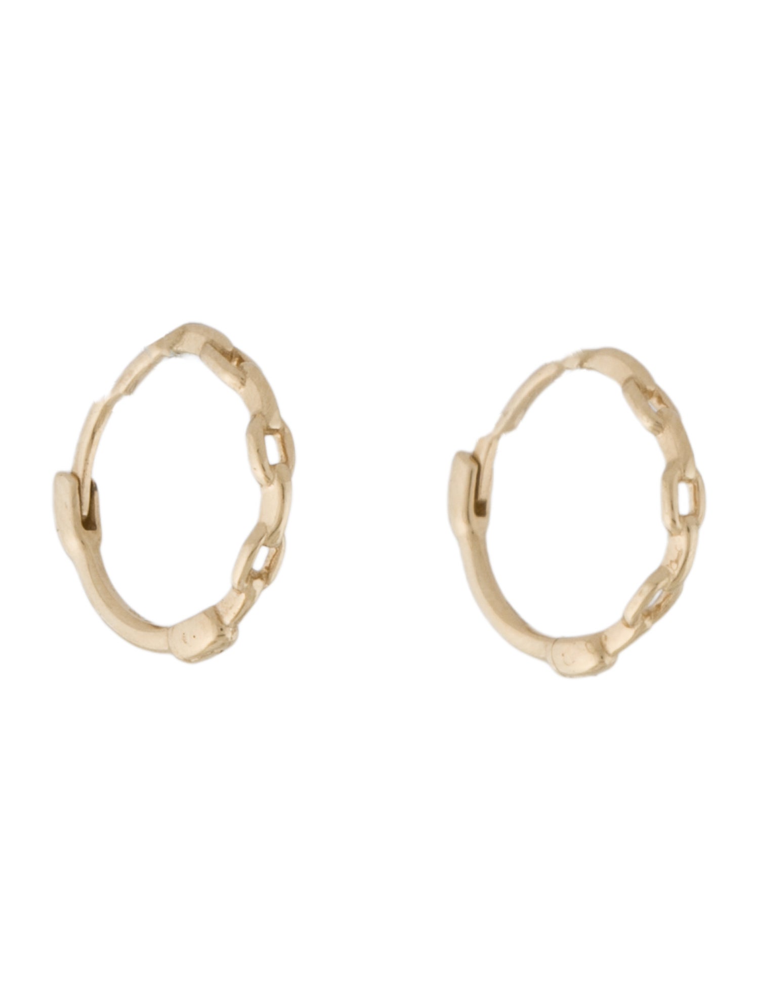 Adornmonde 14K Huggie Hoop Earrings