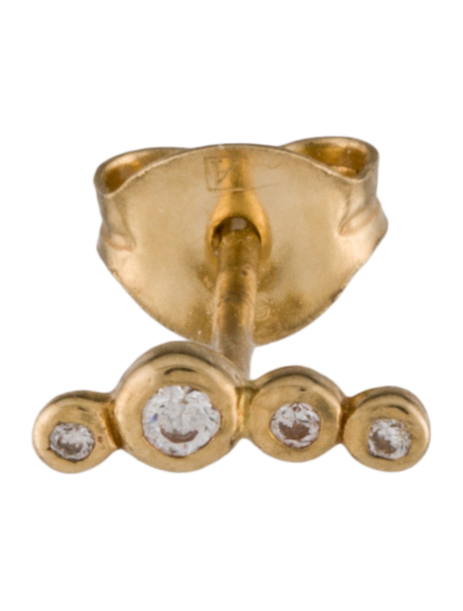 Adornmonde 14K Lab-Grown Diamond Stud Earring