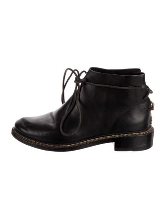 Feit Leather Lace-Up Boots