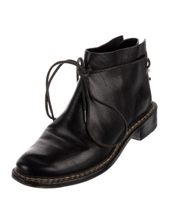 Feit Leather Lace-Up Boots