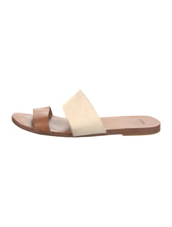 Feit Leather Slides