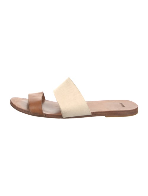 Feit Leather Slides