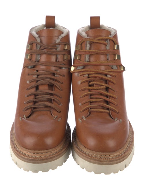 Feit Leather Whipstitch Trim Hiking Boots