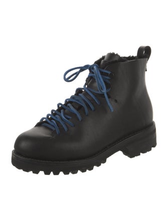 Feit Leather Combat Boots