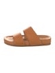 Feit Leather Slides