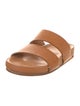 Feit Leather Slides