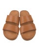 Feit Leather Slides