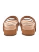 Feit Leather Slides