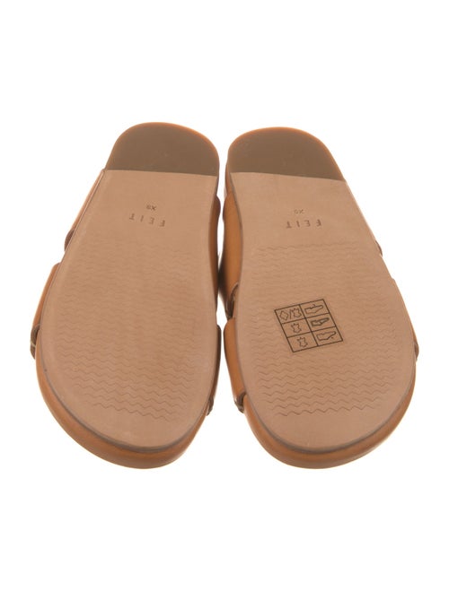 Feit Leather Slides
