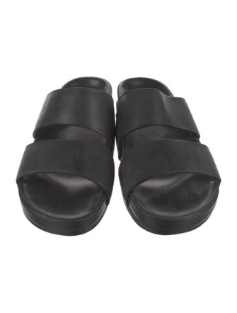 Feit Leather Slides