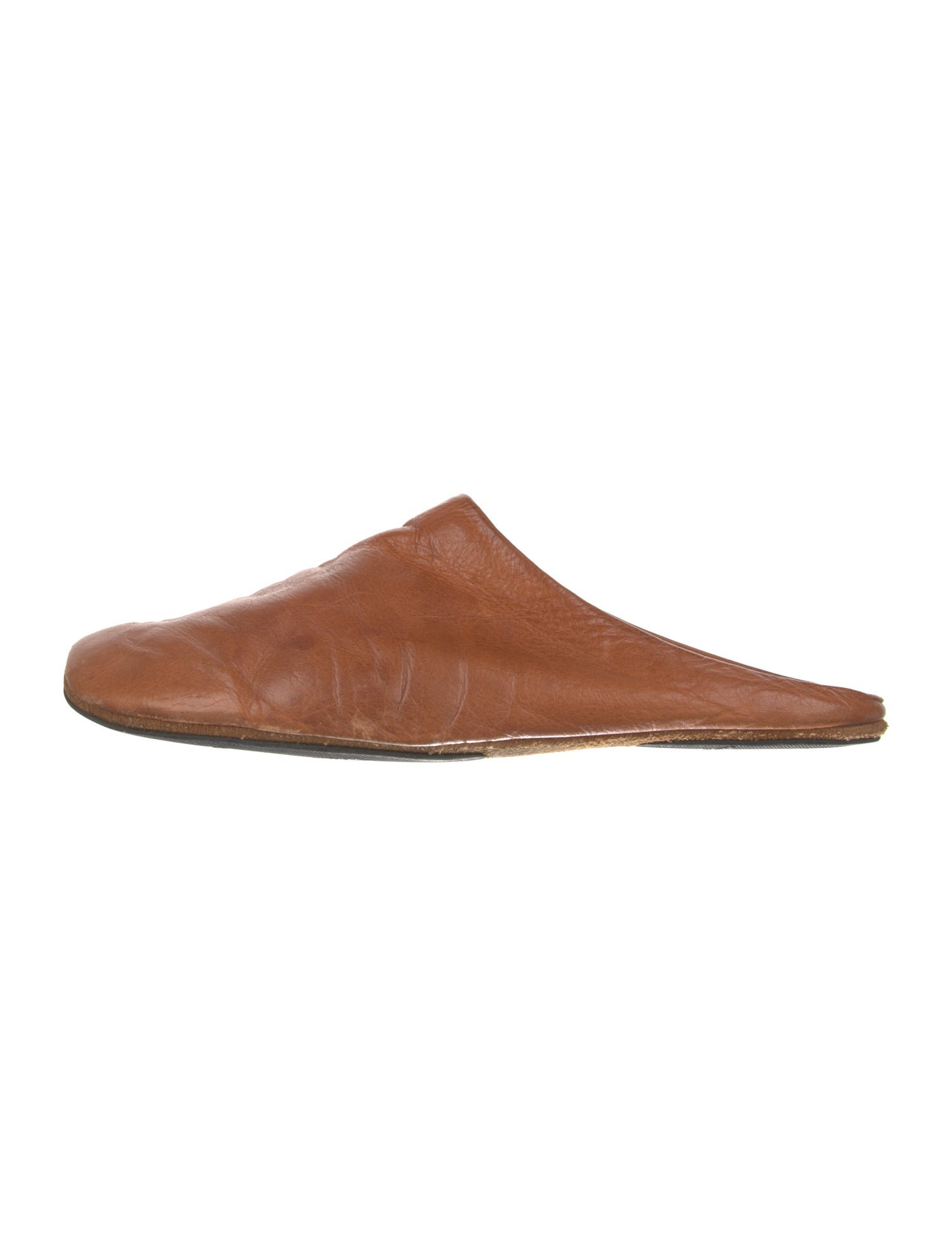 Feit Leather Slippers
