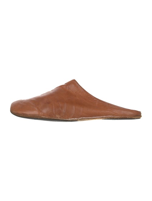 Feit Leather Slippers