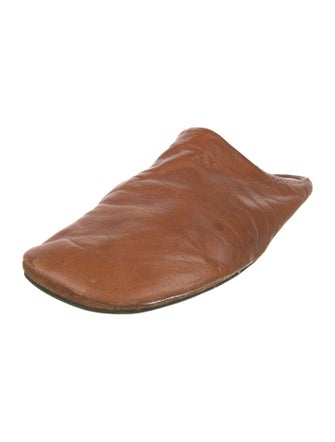 Feit Leather Slippers