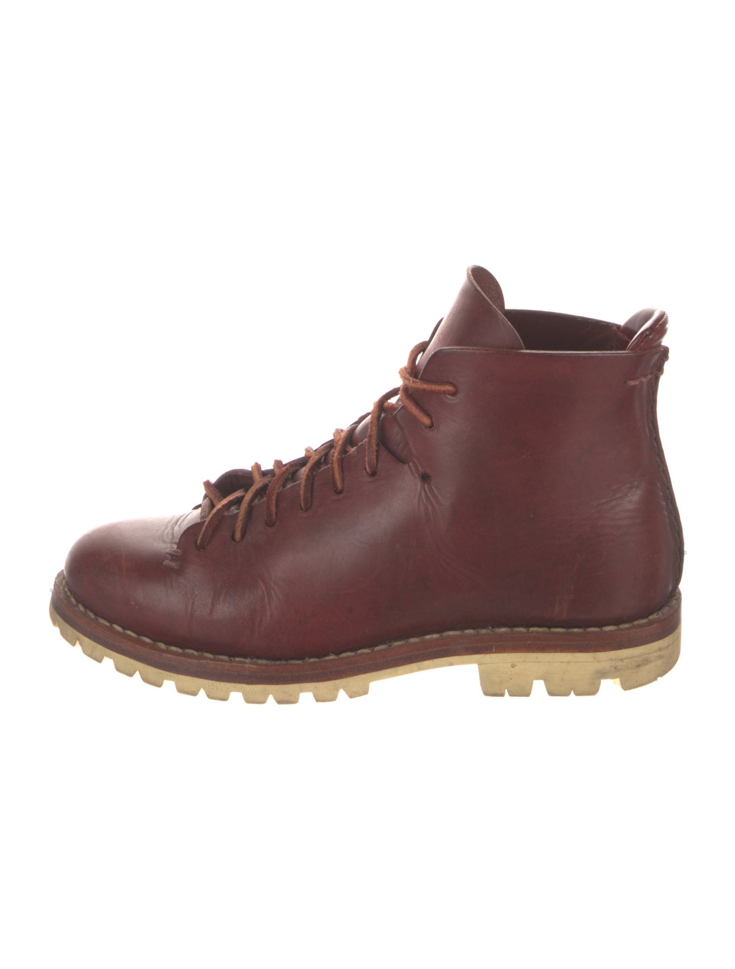 Feit Leather Lace-Up Boots