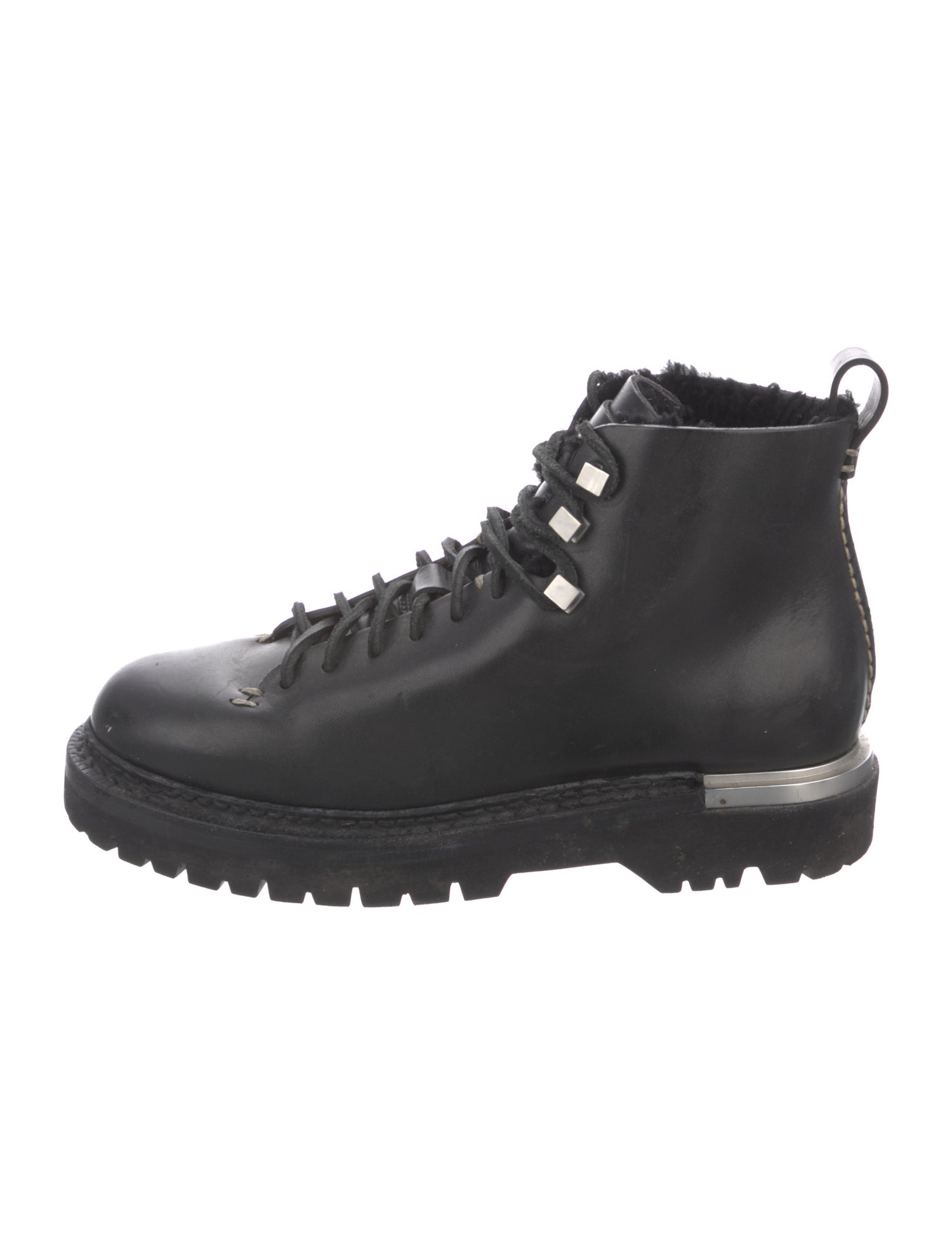 Feit Leather Combat Boots