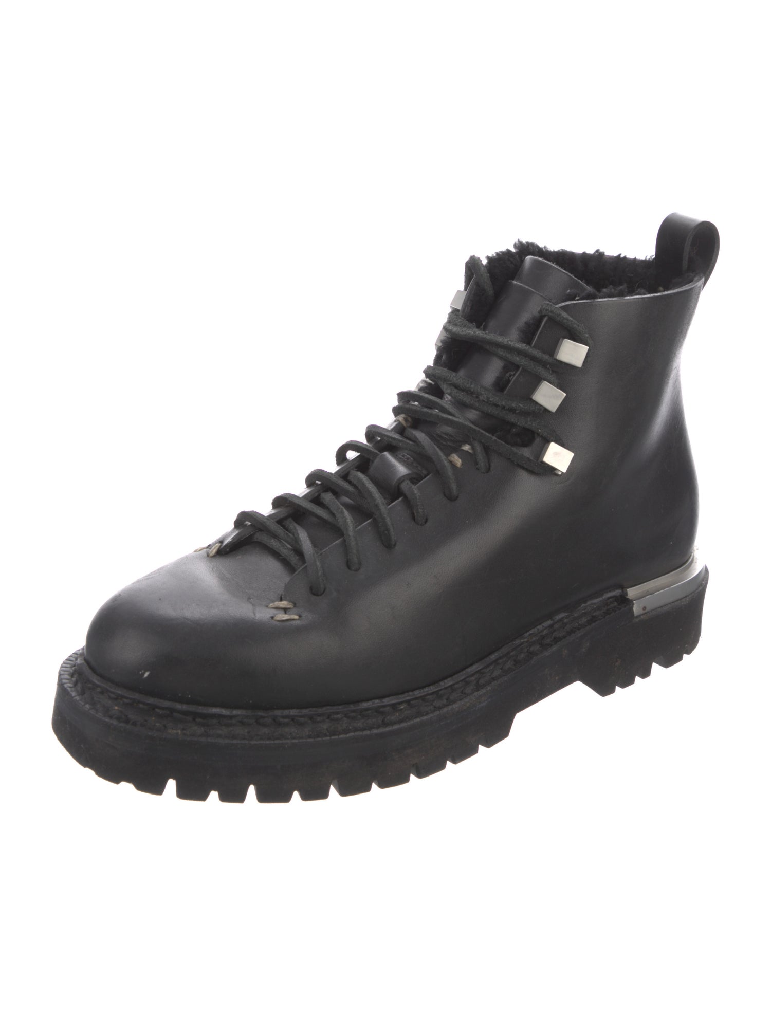 Feit Leather Combat Boots