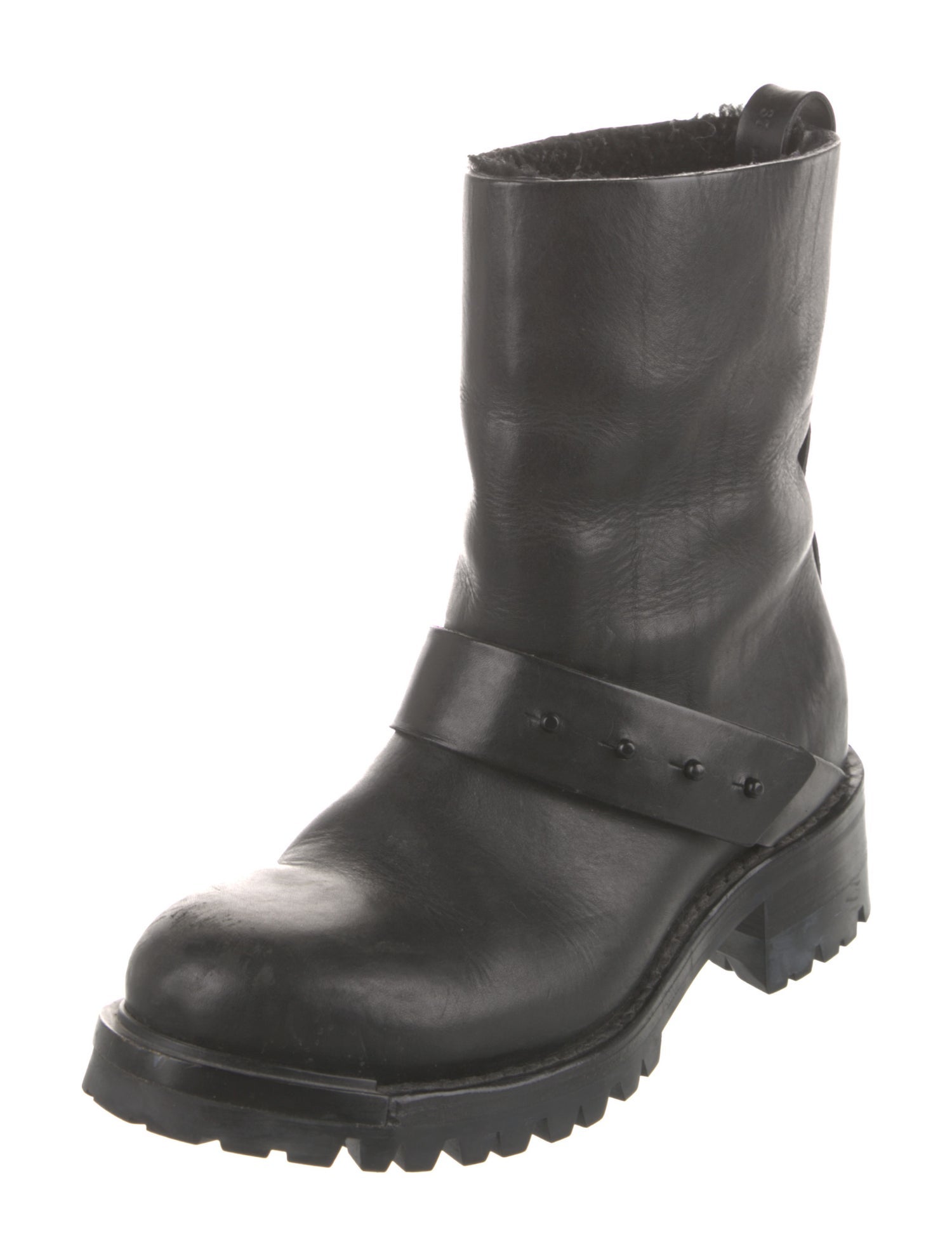 Feit Leather Moto Boots