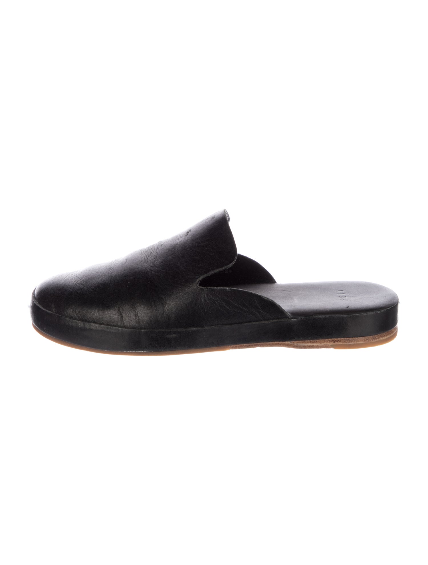 Feit Leather Slippers