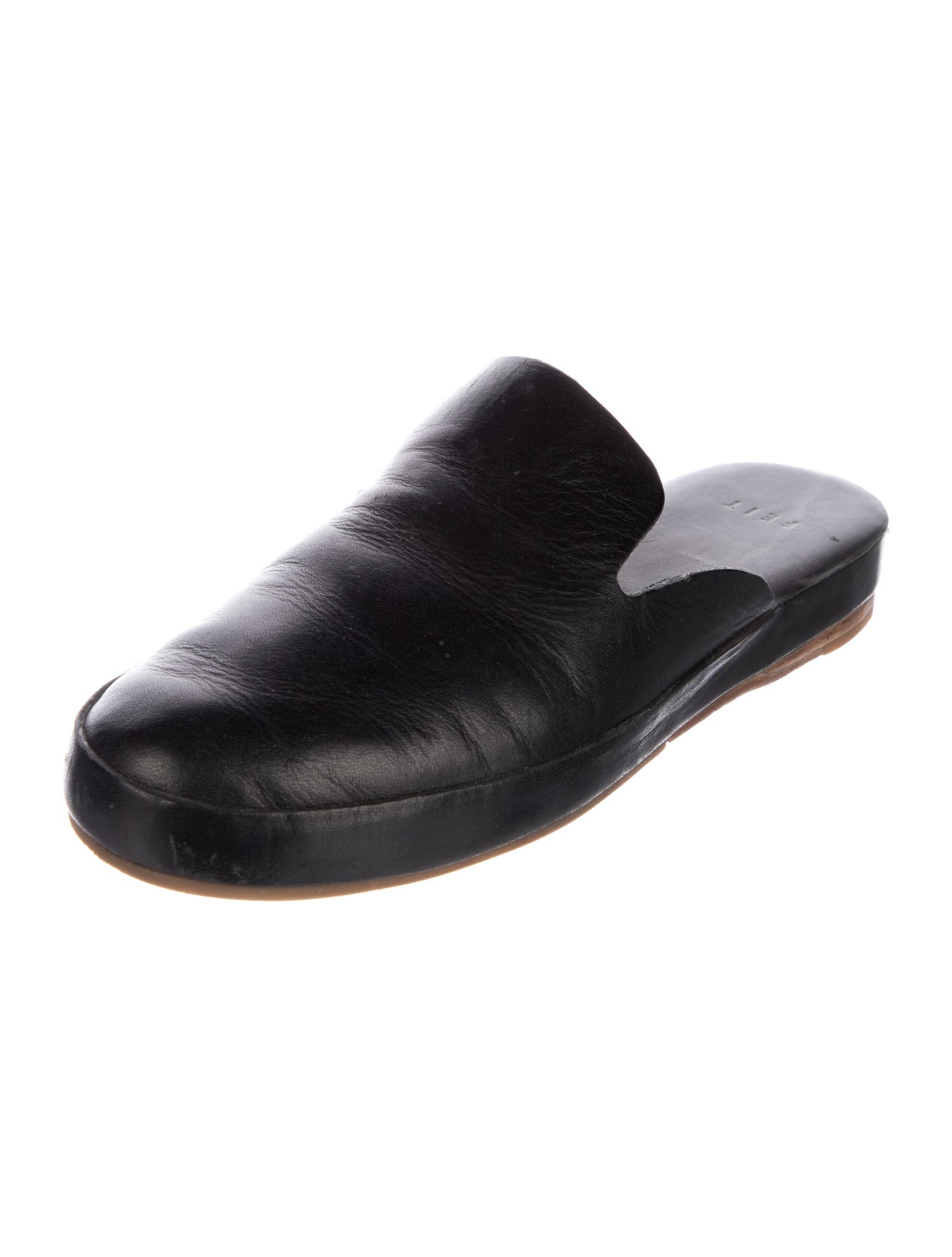 Feit Leather Slippers