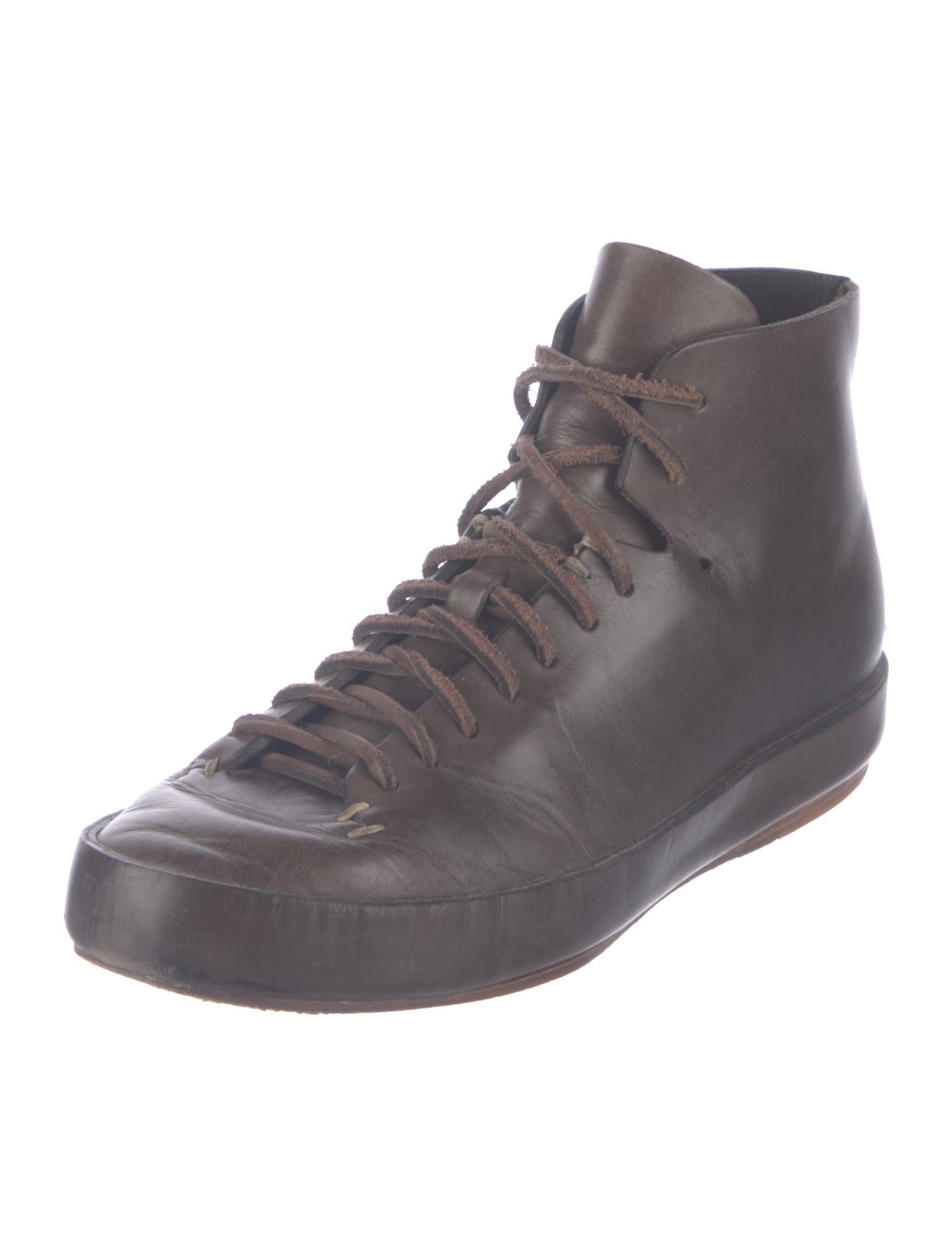Feit Leather Lace-Up Boots