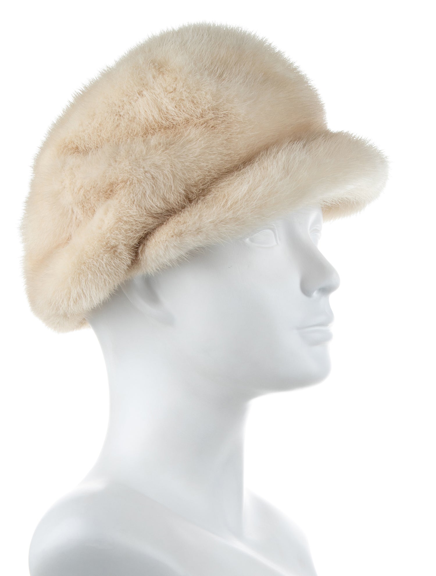 Flemington Furs White Fur Top Hat W. Tags