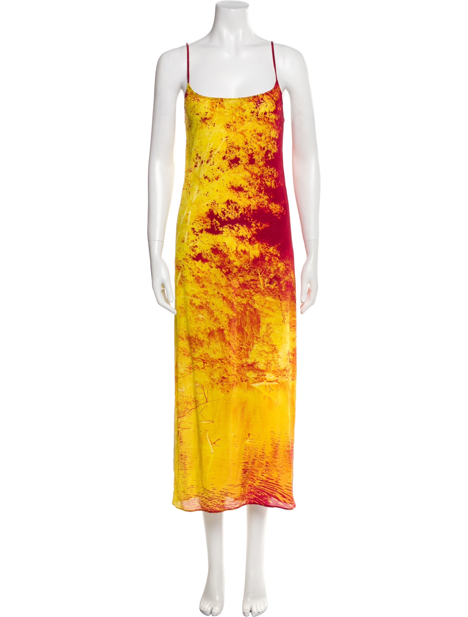 Luchen Floral Print Long Dress