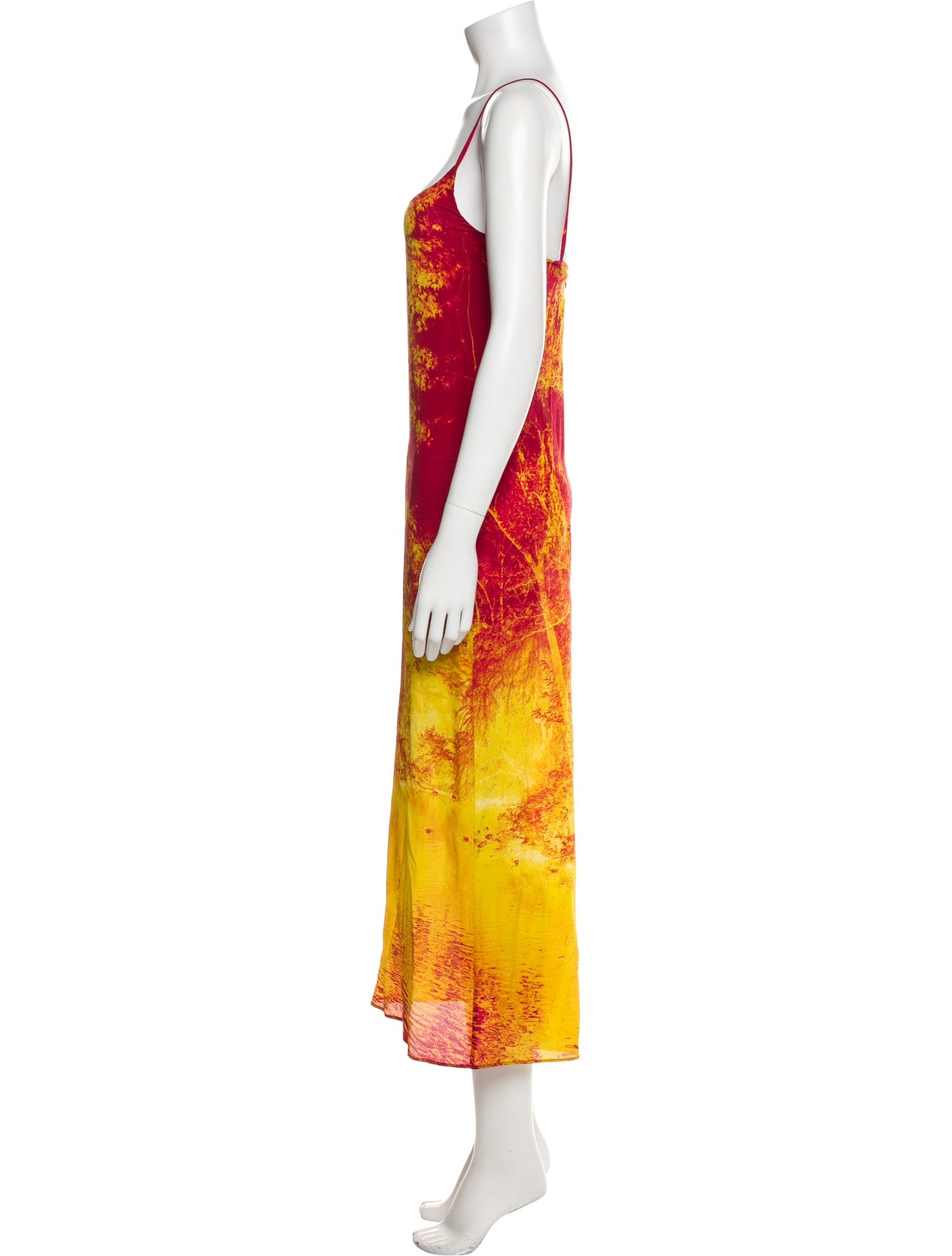 Luchen Floral Print Long Dress