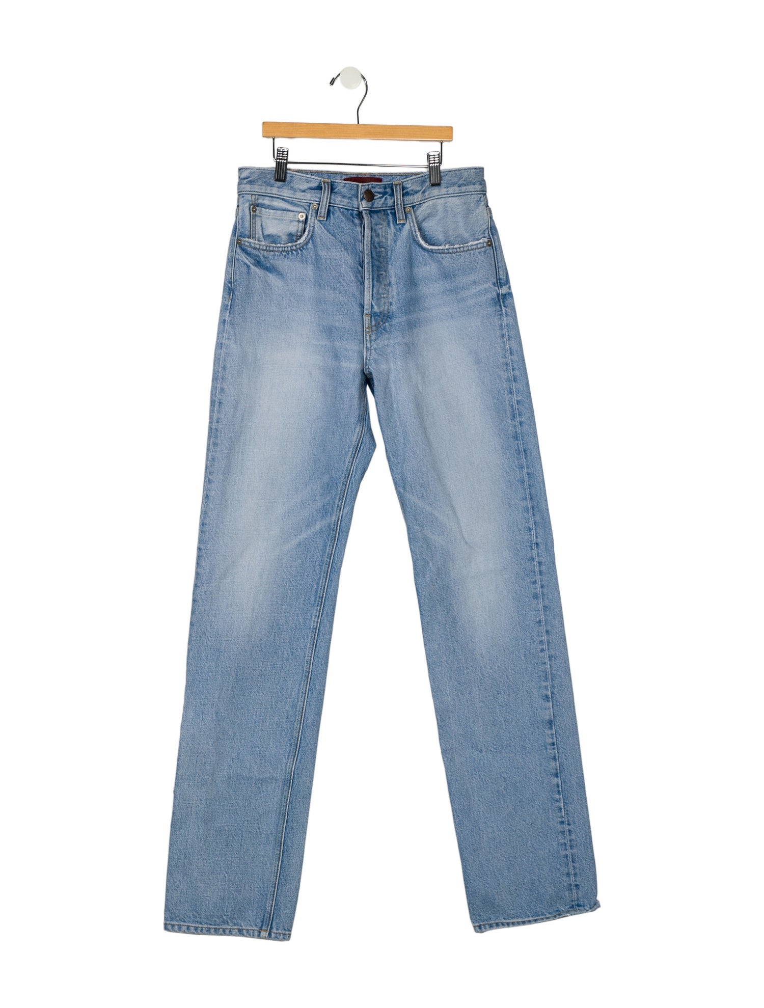 Aflalo High-Rise Straight Leg Jeans
