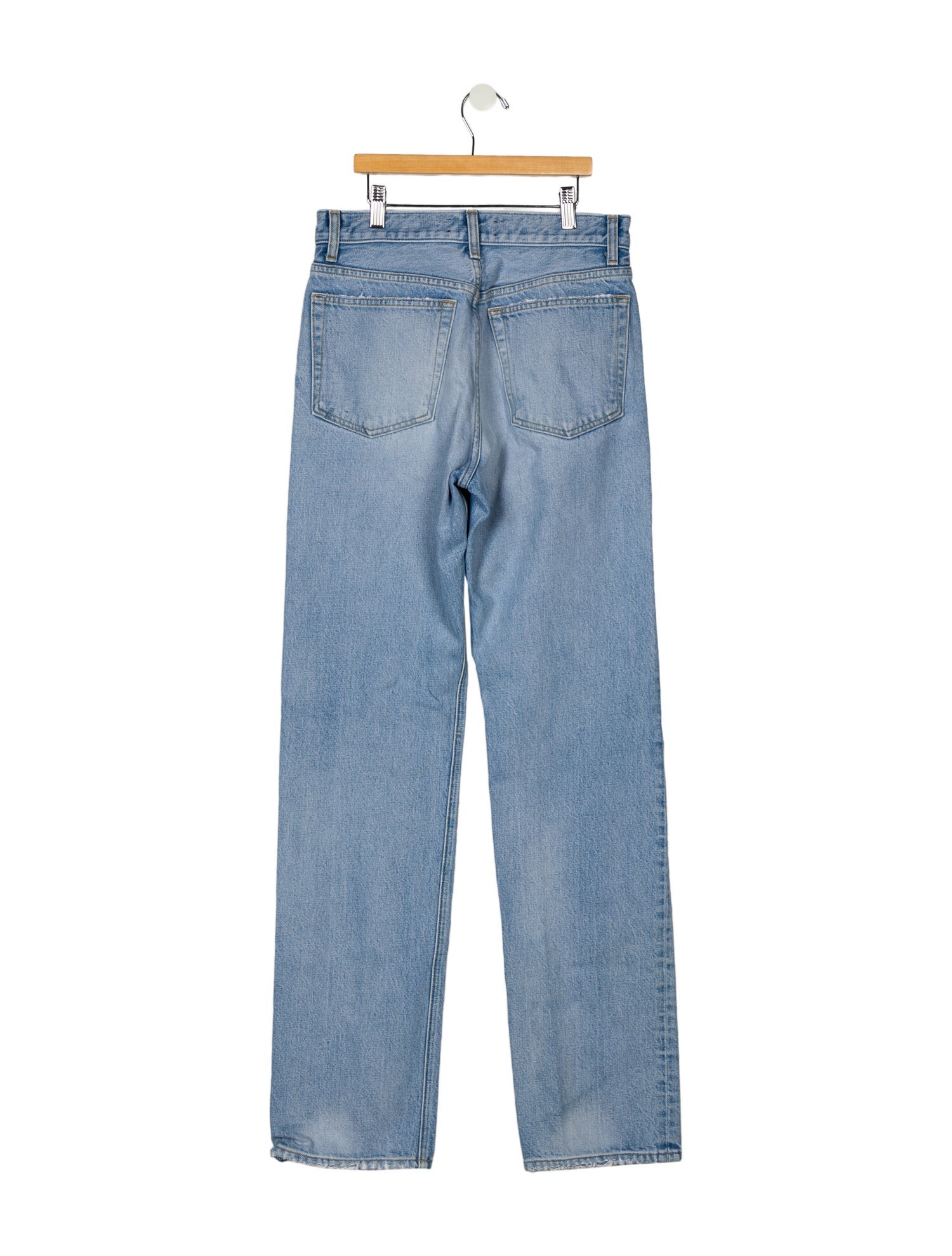 Aflalo High-Rise Straight Leg Jeans