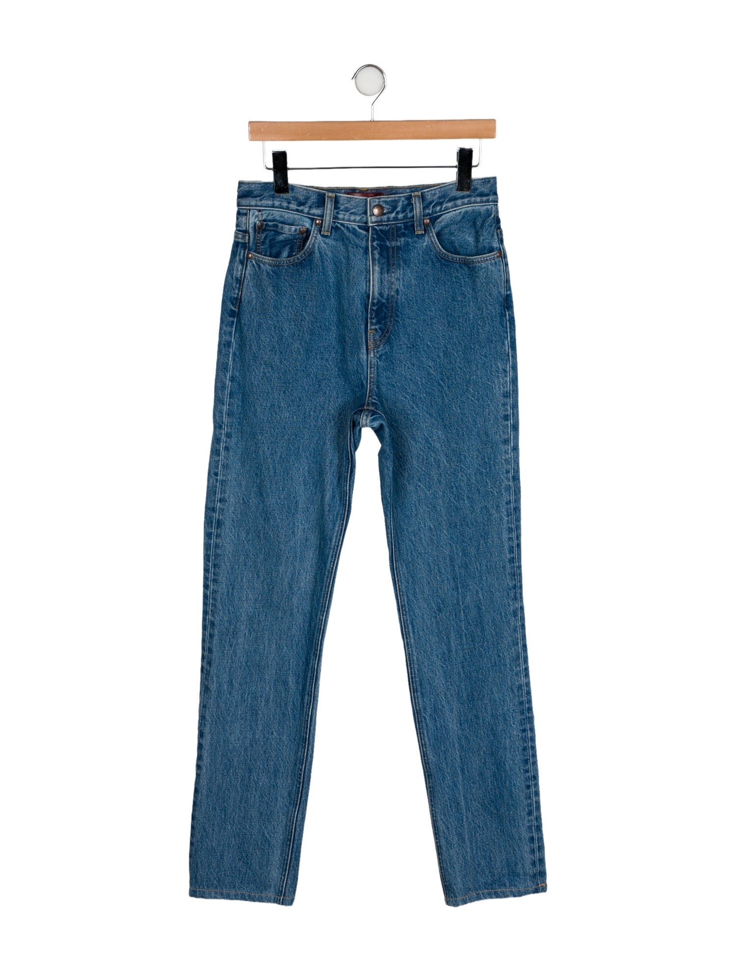 Aflalo High-Rise Straight Leg Jeans